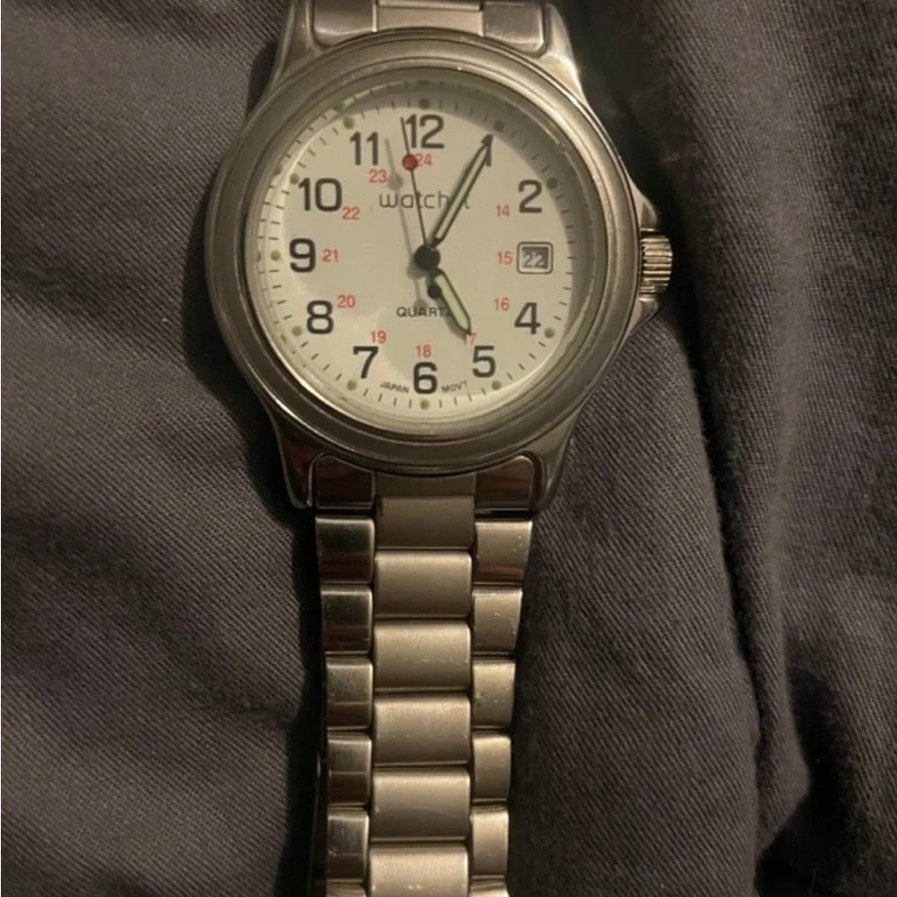 EZC78654W ADVANCE Watch-It Quartz Dial Stainless Luminous Hands
